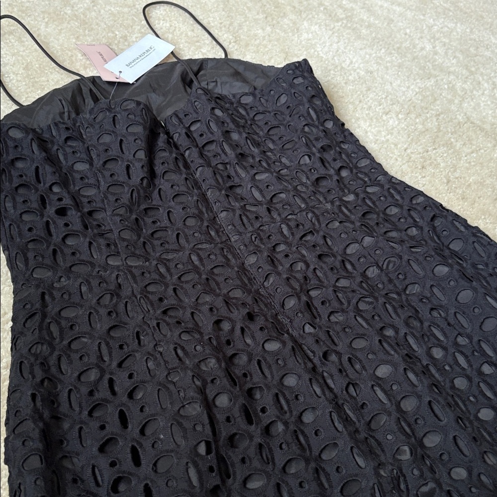 NWT Banana Republic Black Lace Dress Sz. 4p